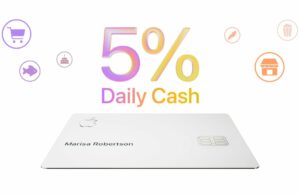 O bônus de inscrição do Apple Card por tempo limitado oferece aos usuários um aumento de 5% em dinheiro em compras O bônus de inscrição do Apple Card por tempo limitado oferece aos usuários um aumento de 5% em dinheiro em compras