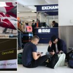 O caos atinge o aeroporto de Sydney com dezenas de voos cancelados devido ao clima