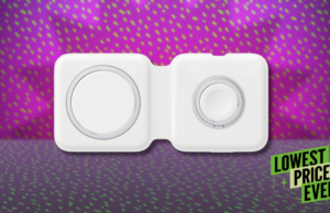 O carregador Apple MagSafe Duo está com mais de US $ 50 de desconto agora Carregador Apple MagSafe Duo