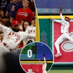 O defensor externo dos Angels, Jo Adell, rouba três home runs na vitória por 1 a 0 sobre os Mariners: 'O melhor jogo defensivo que já vi'