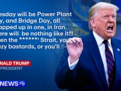 O discurso carregado de palavrões de Trump contra o Irã O discurso carregado de palavrões de Trump contra o Irã