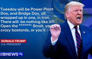 O discurso carregado de palavrões de Trump contra o Irã O discurso carregado de palavrões de Trump contra o Irã