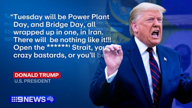 O discurso carregado de palavrões de Trump contra o Irã

