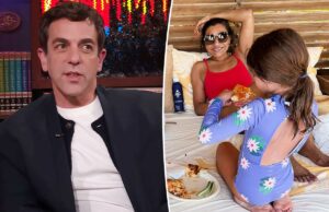 O doce apelido da filha de Mindy Kaling para o padrinho BJ Novak revelado O doce apelido da filha de Mindy Kaling para o padrinho BJ Novak revelado