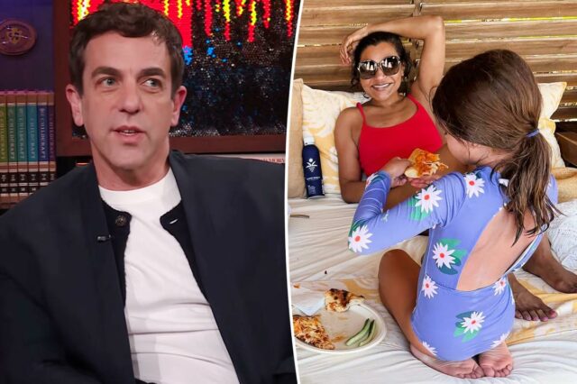 O doce apelido da filha de Mindy Kaling para o padrinho BJ Novak revelado
