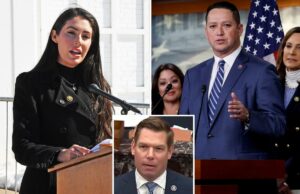 O escândalo sexual de Swalwell explode em uma ameaça de expurgo total – enquanto os legisladores alinham votos de expulsão O escândalo sexual de Swalwell explode em uma ameaça de expurgo total - enquanto os legisladores alinham votos de expulsão