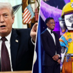 "O final de 'The Masked Singer' fará uma pausa no meio do show para o discurso presidencial de Trump" . Que horas voltará?