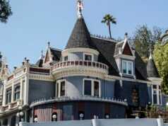 O histórico castelo mágico de Hollywood pega fogo, 68 bombeiros trabalham no local Cinerama Dome, Cinemas ArcLight