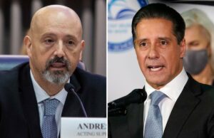 O incrível salário do chefe interino das escolas de Los Angeles foi revelado – já que Alberto Carvalho ainda arrecada US $ 440 mil em meio a uma investigação de corrupção do FBI Superintendente interino Andres Chait falando em uma reunião especial do conselho do Distrito Escolar Unificado de Los Angeles.