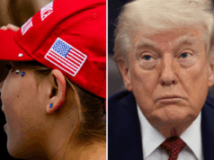 O índice de aprovação de Donald Trump despenca com os eleitores de que ele precisa Left: A young attendee wearing a 'MAGA' hat waits in line ahead of a Town Hall event with Donald Trump at Macomb Community College on September 27, 2024 in Warren, Michigan. Right: Donald Trump speaks in the Oval Office after signing an Executive Order April 18, 2026 in Washington, DC.