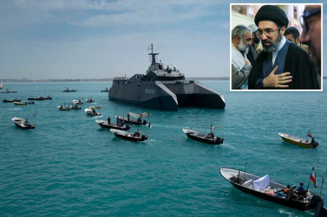 Mojtaba Khamenei, o novo líder supremo do Irão, participa numa reunião em Teerão.