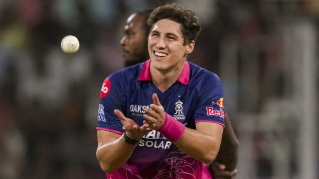 O marcapasso do Rajasthan Royals, Nandre Burger, multado por violar o código de conduta
