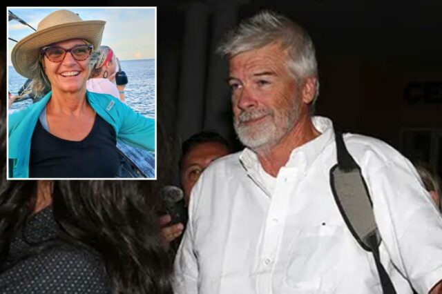 O marido da mãe desaparecida Lynette Hooker é visto sorrindo O marido da mãe desaparecida Lynette Hooker é visto sorrindo maliciosamente depois de ser libertado da custódia - mas a investigação ainda não terminou