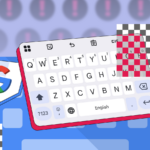 Um mascote 3D do Android cercado por ícones que representam recursos como tela dividida, histórico da área de transferência, configurações rápidas, automação e navegação por gestos.