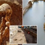 O mistério se aprofunda quando esqueletos com ferimentos de espada são encontrados embaixo da escola primária