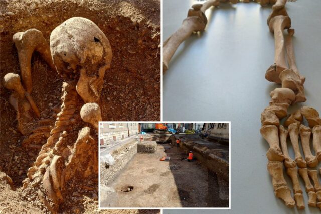 O mistério se aprofunda quando esqueletos com ferimentos de espada são encontrados embaixo da escola primária
