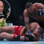 O CEO do UFC, Dana White, fala em entrevista coletiva.