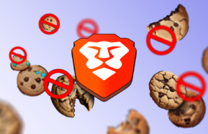 O poder de bloqueio de cookies do Brave está me fazendo abandonar o Chrome Vários logotipos 3D do Google, incluindo um rachado no centro, coberto por placas vermelhas de proibição.