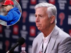 O presidente do Phillies, Dave Dombrowski, se recusa a responder por que ele está apto para o cargo depois de demitir Rob Thomson O presidente de operações de beisebol do Philadelphia Phillies, Dave Dombrowski, falando em uma entrevista coletiva.