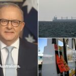 O primeiro-ministro australiano, Anthony Albanese, diz que o choque económico da guerra será sentido durante meses; insiste em usar transporte público