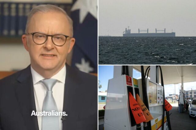 O primeiro-ministro australiano, Anthony Albanese, diz que o choque económico da guerra será sentido durante meses; insiste em usar transporte público
