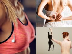 O projeto de lei anti-arrasto de Ohio proibiria biquínis e sutiãs esportivos, afirmam os críticos – mas os legisladores dizem que isso é ‘promover o medo’ A deputada do estado de Ohio, Angie King, falando em um pódio.