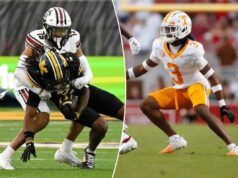 O que Jets e Giants podem fazer no Dia 2 do Draft da NFL de 2026 Brandon Cisse nº 15 do South Carolina Gamecocks enfrenta Marquis Johnson nº 2 do Missouri Tigers