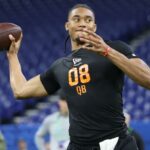 O quarterback do Arkansas, Taylen Green, que ainda está no conselho, pode ser uma opção para os Jets com uma de suas escolhas na quarta rodada.