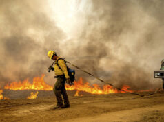 O que diabos Trump fez ao Serviço Florestal? A secretária de Agricultura, Brooke Rollins, ri com o presidente Donald Trump durante um evento para promover o investimento em saúde rural na Sala Leste da Casa Branca, sexta-feira, 16 de janeiro de 2026, em Washington. (Foto AP/Alex Brandon)