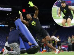 O que os Giants poderiam fazer como linebacker no Draft de 2026 da NFL Sonny Styles, do Ohio State Buckeyes, no NFL Scouting Combine.