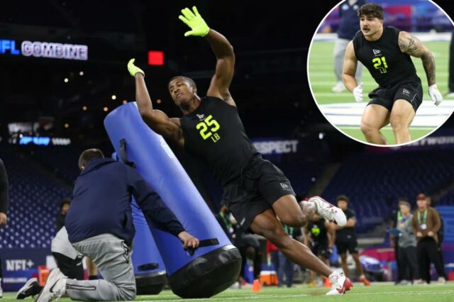 Sonny Styles, do Ohio State Buckeyes, no NFL Scouting Combine.