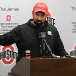 Ohio State head coach Ryan Day