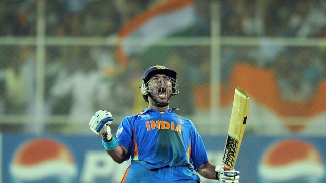O tiro que acabou com o império da Austrália: Yuvraj Singh em Motera, Copa do Mundo ODI 2011

