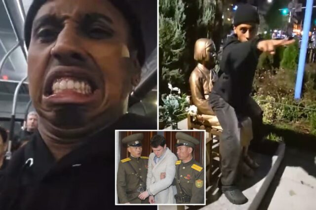 O 'troll' da Internet dos EUA, Johnny Somali, condenado à prisão trabalhista na Coreia do Sul por incômodo público - meses depois de se comparar a Otto Warmbier
