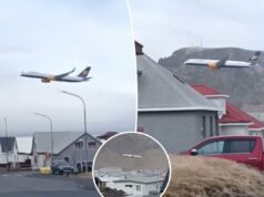 O voo final do piloto veterano incluiu uma manobra ousada que horrorizou os passageiros: ‘Um assunto muito sério’ Avião voando baixo sobre a cidade.