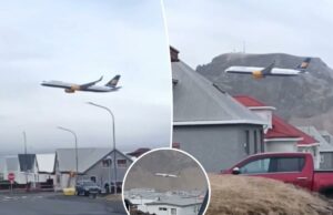 O voo final do piloto veterano incluiu uma manobra ousada que horrorizou os passageiros: ‘Um assunto muito sério’ Avião voando baixo sobre a cidade.