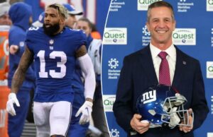Odell Beckham Jr. fazendo exame físico com os Giants em direção a um possível reencontro O ex-wide receiver do Giants, Odell Beckham Jr., que é um agente livre, fará um exame físico nas instalações do time na segunda-feira.