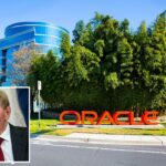 Larry Ellison, cofundador e presidente executivo da Oracle Corp., em cerimônia de assinatura de ordem executiva.