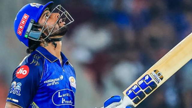 `Os 100 primeiros sempre serão especiais...`: Tilak Varma após esmagar tonelada vs GT
