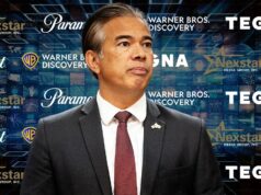 Os AGs estaduais estão resistindo à consolidação da mídia. É tarde demais? Procurador-geral da Califórnia, Rob Bonta (Crédito: Mel Melcon / Los Angeles Times via Getty Images)