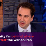 Os EUA estão “muito atrás de onde começaram” a guerra contra o Irã