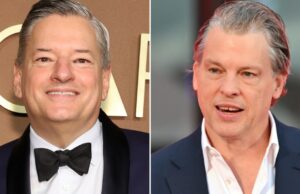 Os co-CEOs da Netflix, Ted Sarandos e Greg Peters, veem queda nos pacotes salariais em 2025 Os co-CEOs da Netflix, Ted Sarandos e Greg Peters, veem queda nos pacotes salariais em 2025