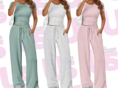 Os compradores dizem que este conjunto de combinação fácil é ‘incrivelmente suave’ – apenas US $ 35! Rosa, Amarelo, Verde e Bege