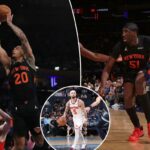 Os possíveis planos de rotação dos playoffs dos Knicks começam a surgir com a sinalização de Jeremy Sochan