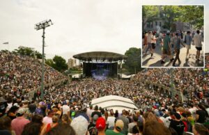 Os proprietários do Queens ganham um acordo de US$ 150,00 da cidade na batalha pelo Forest Hills Stadium, mas os shows continuarão Atmosphere as GOOSE se apresenta no Forest Hills Stadium em 29 de junho de 2024 em Queens, Nova York.