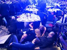 Ouvimos pop, pop, pop, olhamos para a porta… e esperamos debaixo das mesas que o lunático descarregasse: Dentro do tiroteio no jantar dos correspondentes na Casa Branca O terror se espalhou pelo jantar dos correspondentes de Washington na noite de sábado, depois que um homem armado abriu fogo