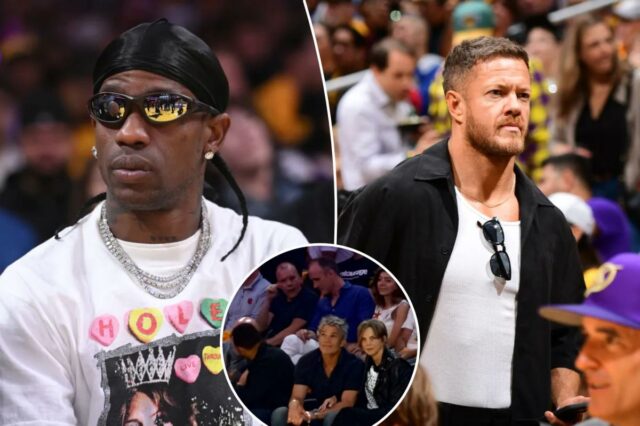 Pacote de celebridades Lakers vs. Rockets, jogo de playoff de Travis Scott a Timothy Olyphant e muito mais
