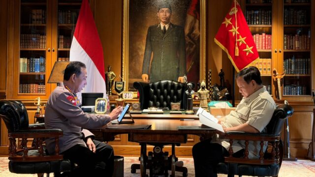 Panggil Kapolri ke Hambalang, Prabowo Bahas Keamanan hingga Estratégias do Programa
