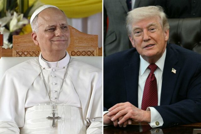Papa Leão diz que 'não é do meu interesse' rivalizar com o presidente Trump por causa da guerra no Irã
