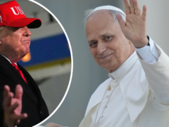 Papa revida após ataque extraordinário de Trump Papa Leão XIV preside a Vigília de Oração pela Paz na Basílica de São Pedro, em 11 de abril de 2026 na Cidade do Vaticano, Vaticano.